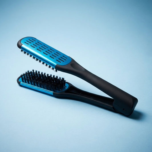 Cepillo plancha azul